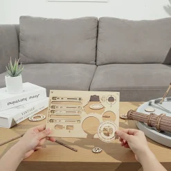 Robotime Holzbausätze^Seefahrer-Teleskop Holzbausatz