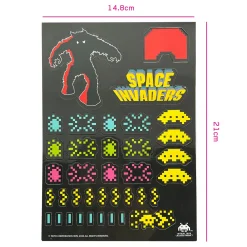 Mad Monkey Küche^Space Invaders Kühlschrankmagnete