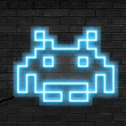 Mad Monkey Licht^Space Invaders Neon Logo Lampe