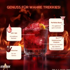 V Sinne Küche|Lebensmittel^Star Trek Klingonen Blut-Gin