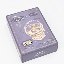 Robotime Holzbausätze^Sternennacht Mechanische Spieluhr Holzbausatz