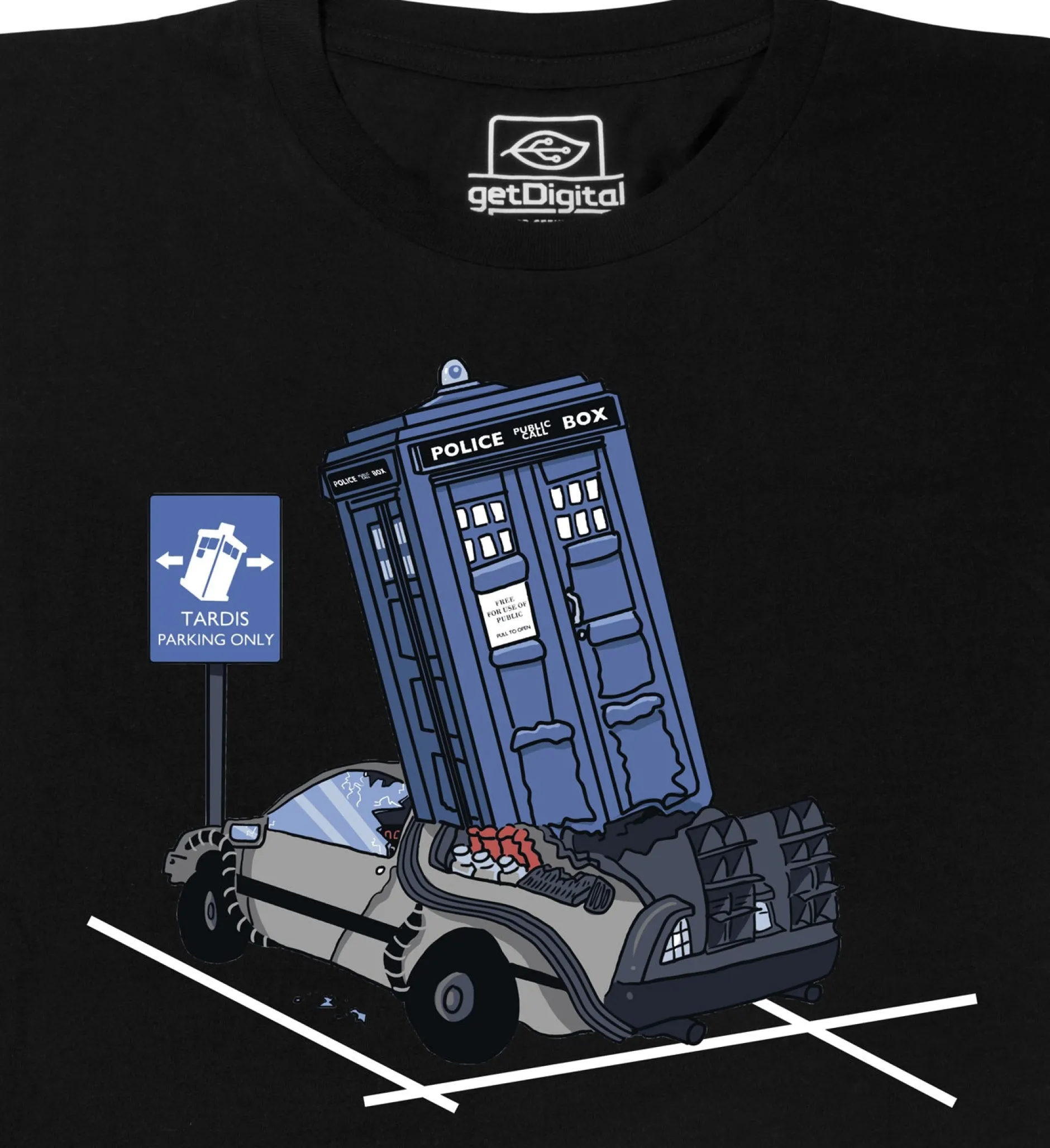getDigital Retro|Merchandise^TARDIS Parking Only