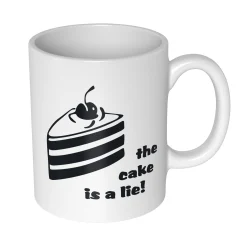 getDigital Küche^The Cake Is A Lie Becher