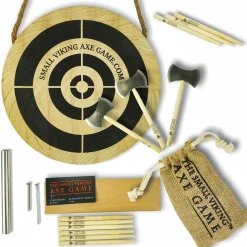 The Small Viking Axe Game Draußen^- Miniatur-Wurfaxt-Sets