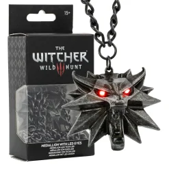 The Witcher Accessoires|Gaming^3 Wild Hunt Wolf Medaillon mit LED Augen