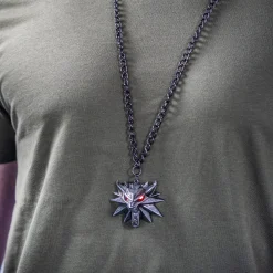 The Witcher Accessoires|Gaming^3 Wild Hunt Wolf Medaillon mit LED Augen