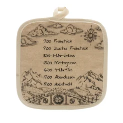 getDigital Küche^Topflappen-Set Auenland Speiseplan