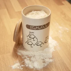 getDigital Küche|Aufbewahrung^Vorratsbehälter für Mehl mit chemischen Formeln