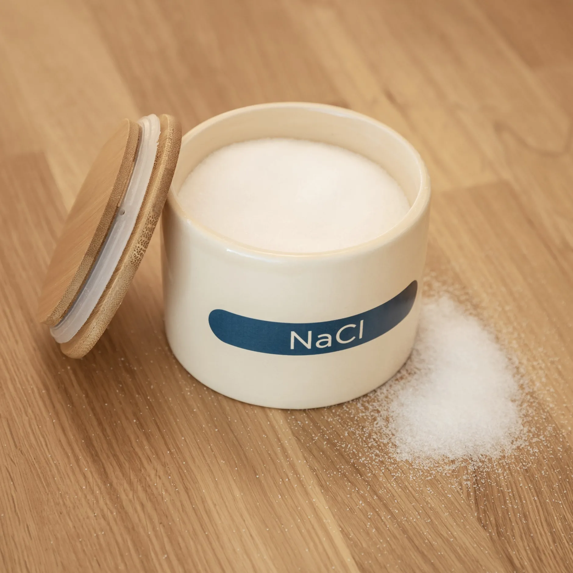 getDigital Küche|Aufbewahrung^Vorratsbehälter Salz mit chemischer Formel