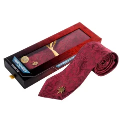 Warhammer 40K Accessoires|Rollenspiel^Warhammer 40.000 Chaos Krawatte mit Anstecknadel