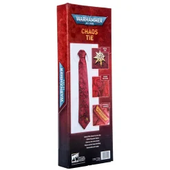 Warhammer 40K Accessoires|Rollenspiel^Warhammer 40.000 Chaos Krawatte mit Anstecknadel